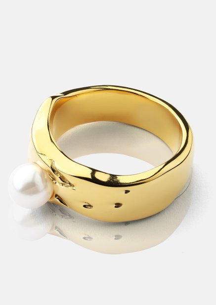 Ring Pearl Serenity - 18k Gullbelagt