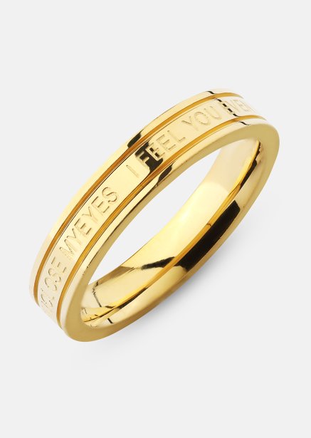 Ring Plain Link - 18k Gullbelagt