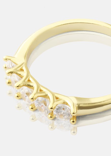 Ring Glowfly - 18k Gullbelagt