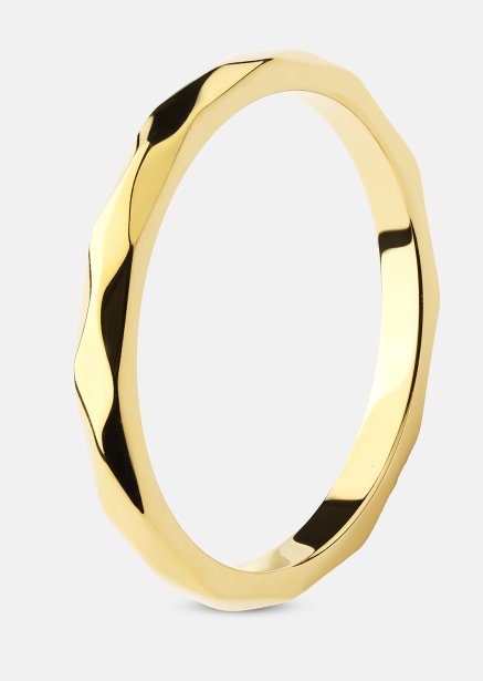 Ring Facet Gleam - 18k Gullbelagt