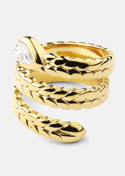 Ring Elira - 18k Gullbelagt