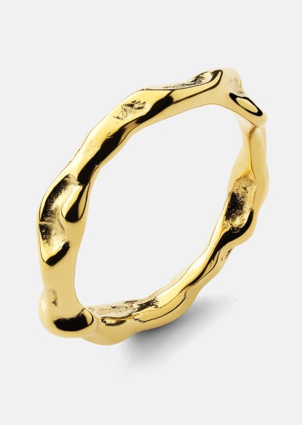 Ondula Ring - 18k Gullbelagt