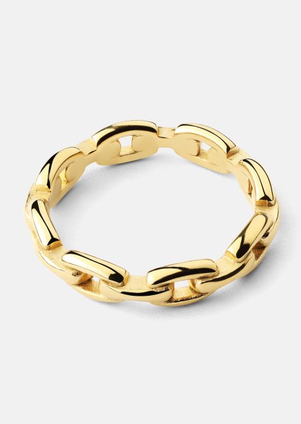 Ring Bold Chain - 18K Gullbelagt