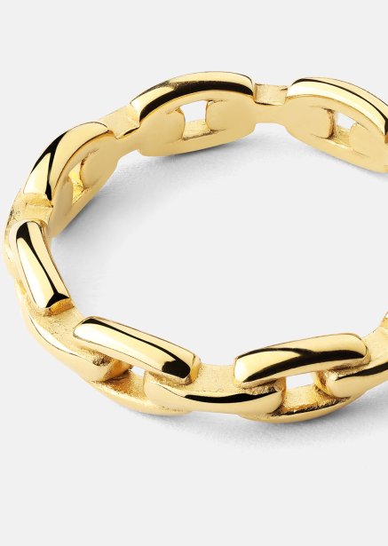 Ring Bold Chain - 18K Gullbelagt