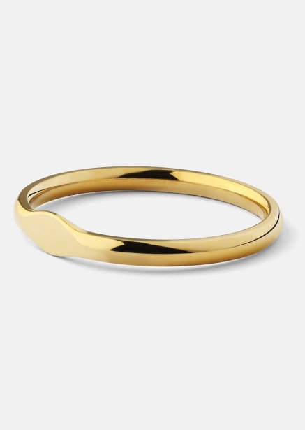 Initial Ring – 18k Gullbelagt