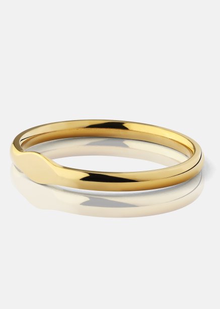 Initial Ring – 18k Gullbelagt