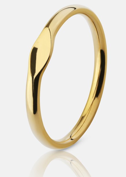 Initial Ring – 18k Gullbelagt