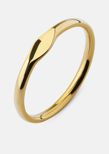 Initial Ring – 18k Gullbelagt