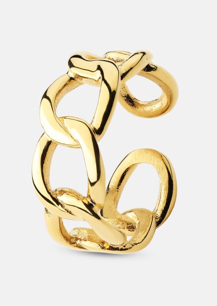 Ring Bold Chain - 18K Gullbelagt