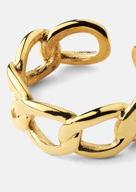 Ring Bold Chain - 18K Gullbelagt