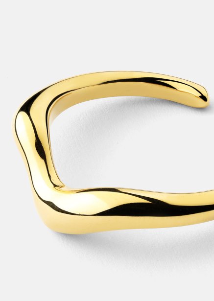Ring Flow - 18k gullbelagt