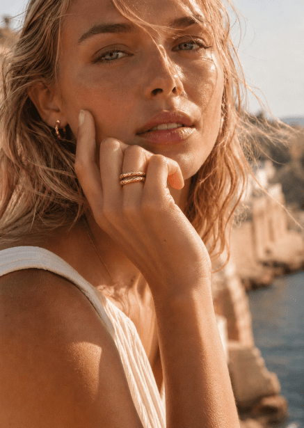 Ring Duo - 18K Gullbelagt