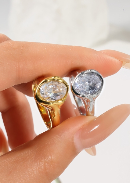 Ring Elowen – 18k gullbelagt