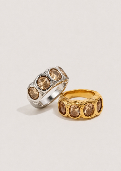 Ring Calista – 18k gullbelagt