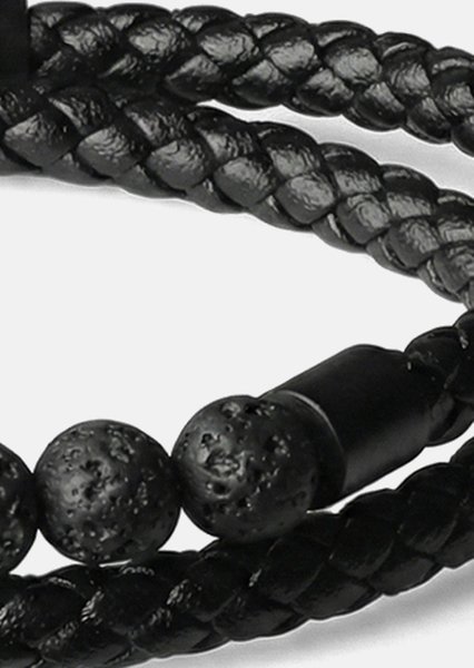 Lærarmbånd Obsidian Grip