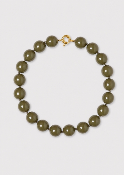 Halskjede Avenelle Green - 18k Gullbelagt