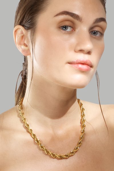 Armbånd Twistad Elegans - 18k Gullbelagt