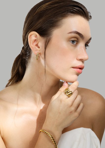 Armbånd Twist Glow- 18k Gold Plated