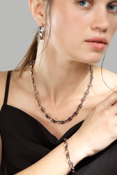 Armbånd Bold Chain – Sølvbelagt