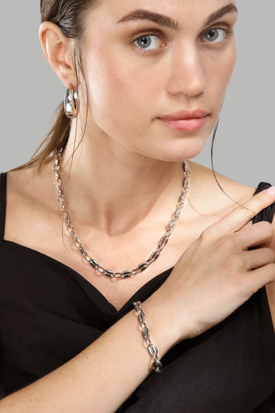 Armbånd Bold Chain – Sølvbelagt