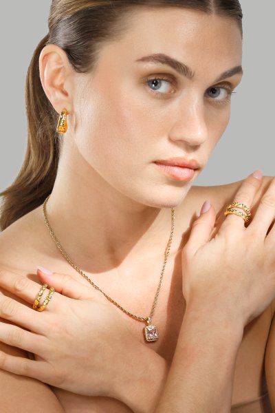  Ring Duo - 18K Plated Gold