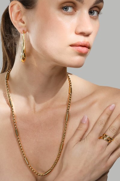 Øredobber Tear of Gold - 18k Gold Plated