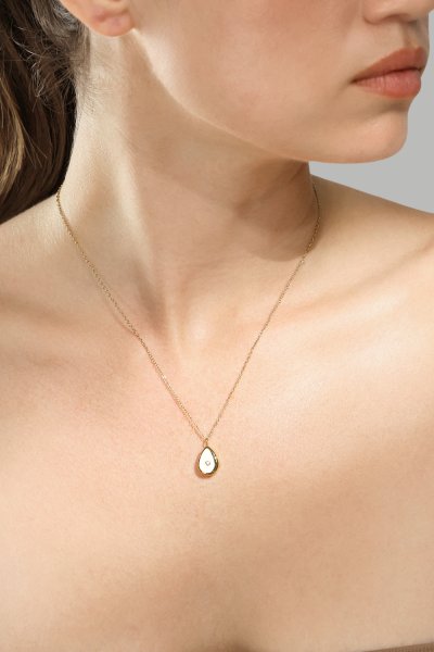 Halskjede Aurora Drop - 18k Gullbelagt