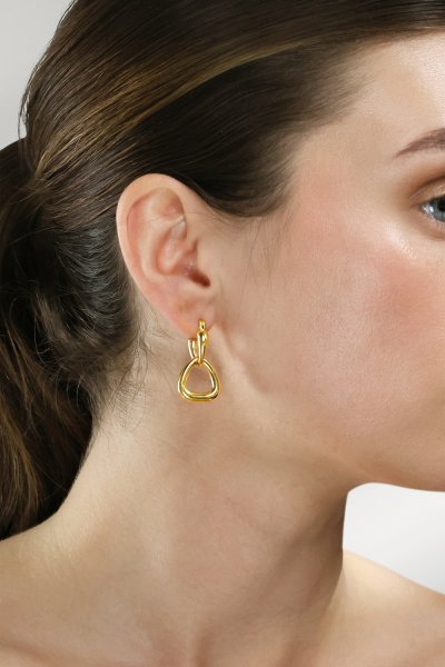 Øredobber Elegant Drop – 18k Gullbelagte