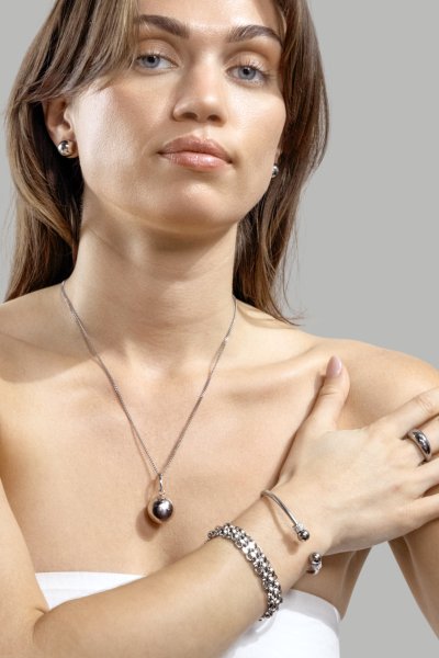 Ring Dome - Silver Plated