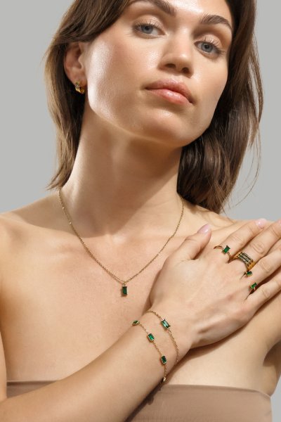 Armbånd Verdant - 18k Gullbelagt