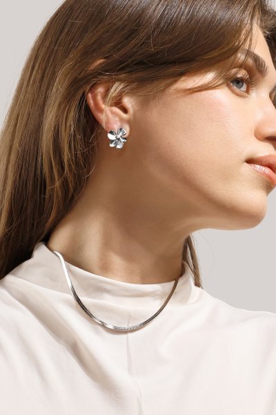 Florabella Øredobber - Silver Plated