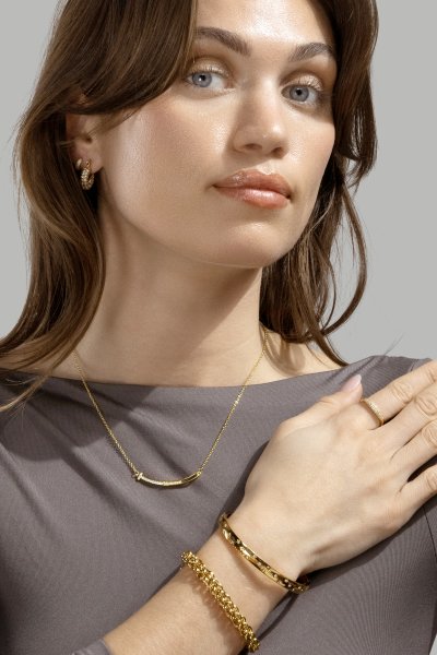 Armbånd Royal Braid - 18k Gullbelagt
