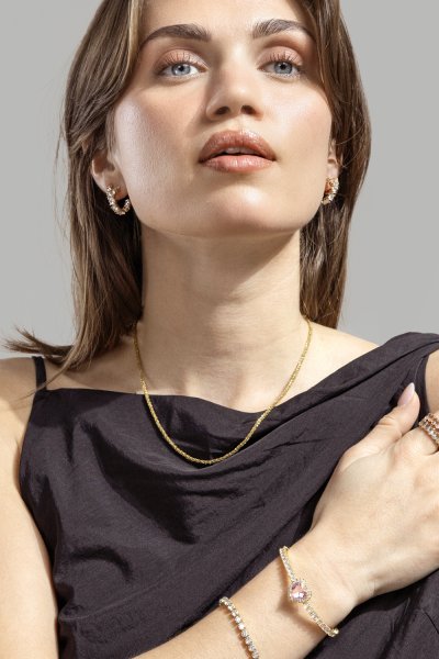 Halskjede Shimmer - 18k Gold Plated