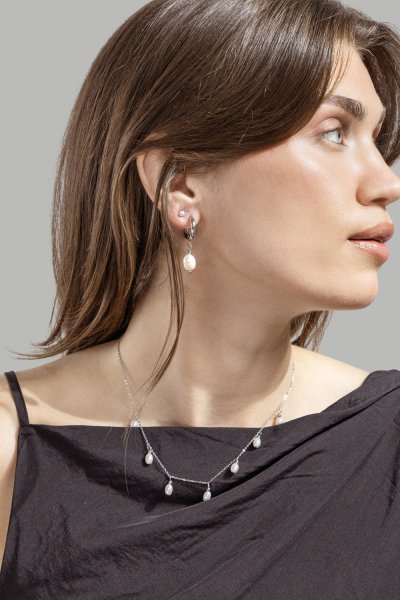 Øredobb Ocean - Silver Plated