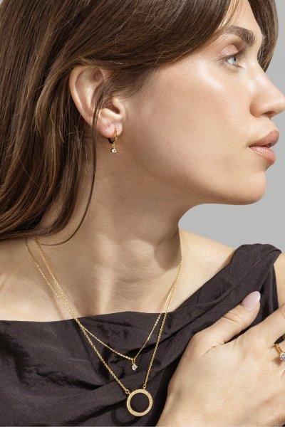 Øredobber Light Drop - 18k Gullbelagte