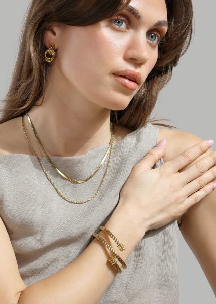 Verona Halskjede – 18k Gullbelagt