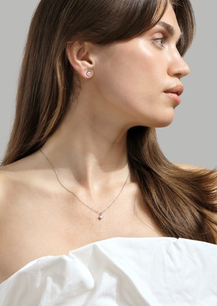 Heartlight Solitaire Ring - Sølvbelagt