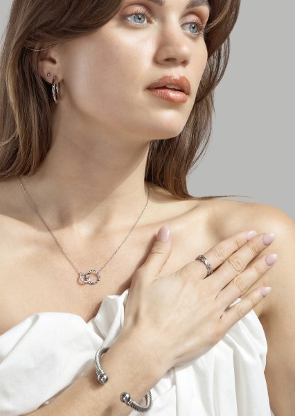 Ring Raw Texture - Silver Plated