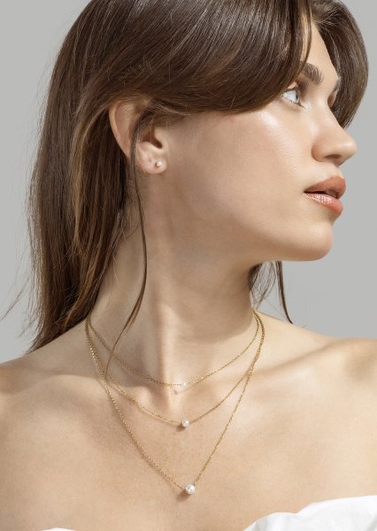 Lumine Øredobber – 18k Gullbelagte
