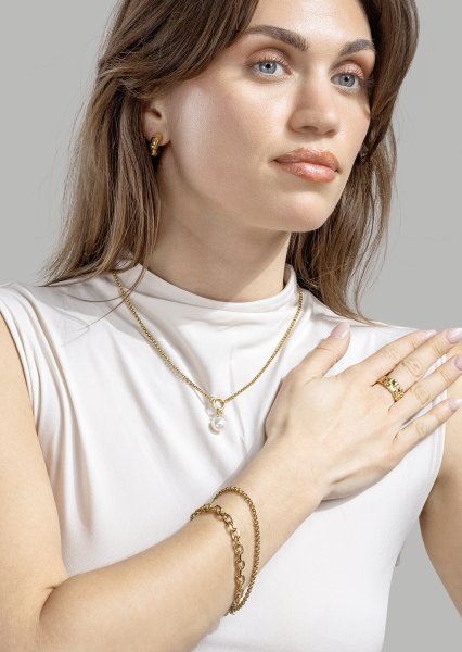 Armbånd Anchor – 18k Gullbelagt