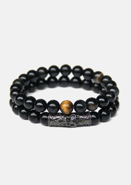 Perlearmbånd Onyx Valor