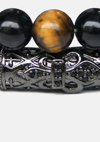 Perlearmbånd Onyx Valor