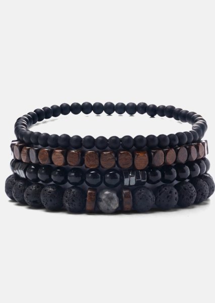 Perlearmbånd Onyx Harmony