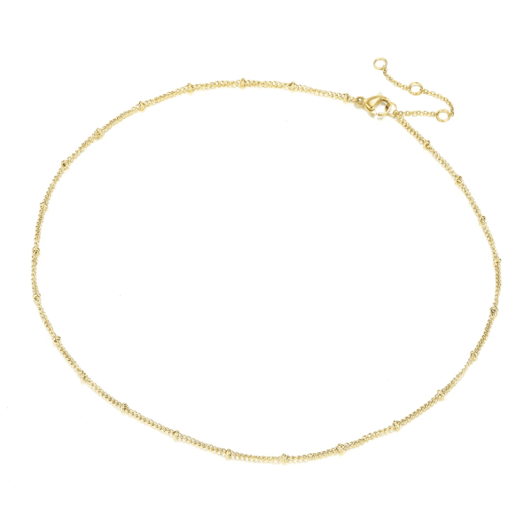 Halskjede Dots - 18k Gullbelagt