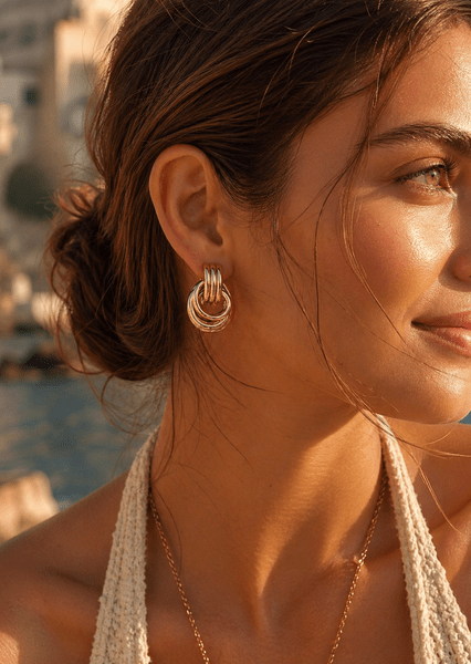  Ørepynt Unity Loop - 18k Gold Plated