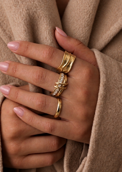 Ring Aurevia – 18k gullbelagt