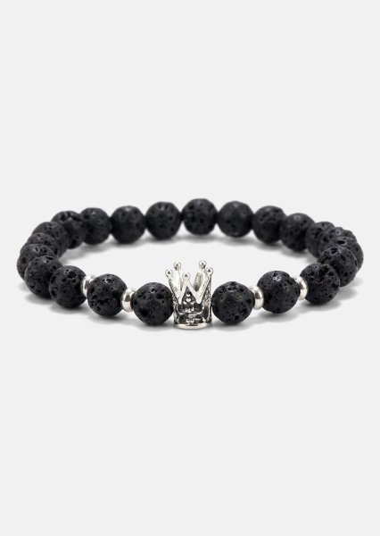 Perlearmbånd Lava Crown