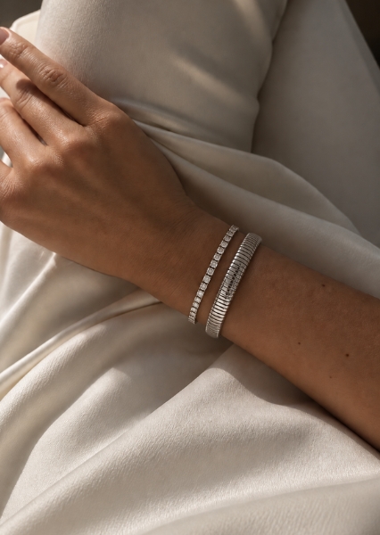 Armbånd Aurevia Flow - Sølvbelagt