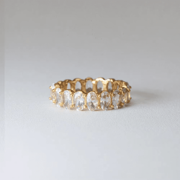 Ring Pearl Scylla - 18k Gullbelagt