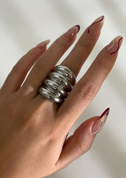 Ring Sorelia – sølvbelagt